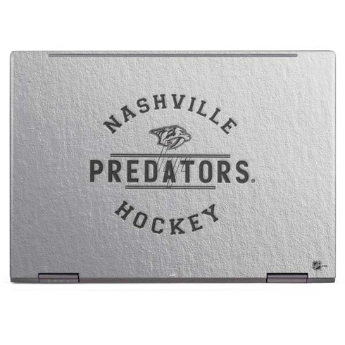 NHL Nashville Predators Black Text HP Envy Skin