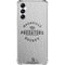 NHL Nashville Predators Black Text Galaxy A14 5G Clear Case
