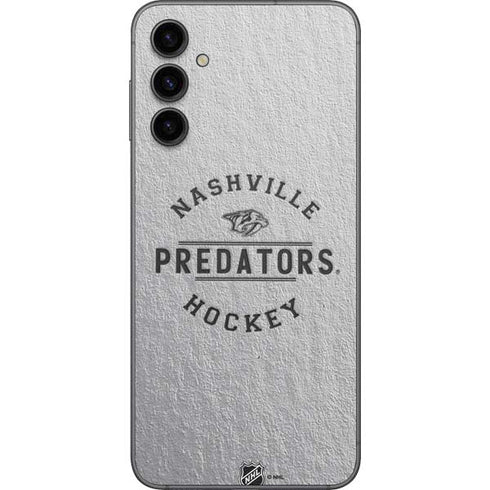 NHL Nashville Predators Black Text Galaxy A14 5G Skin