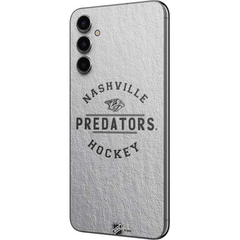 NHL Nashville Predators Black Text Galaxy A14 5G Skin
