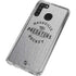 NHL Nashville Predators Black Text Galaxy A21 Clear Case