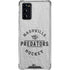 NHL Nashville Predators Black Text Galaxy Note20 5G Clear Case
