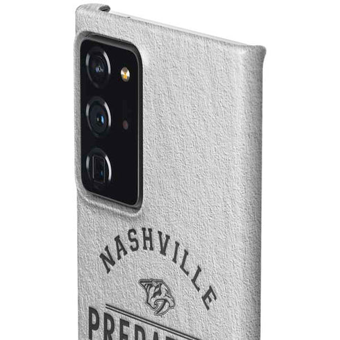 NHL Nashville Predators Black Text Galaxy Note20 Ultra 5G Lite Case