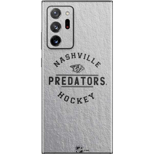 NHL Nashville Predators Black Text Galaxy Note20 Ultra 5G Skin
