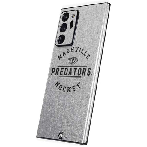 NHL Nashville Predators Black Text Galaxy Note20 Ultra 5G Skin