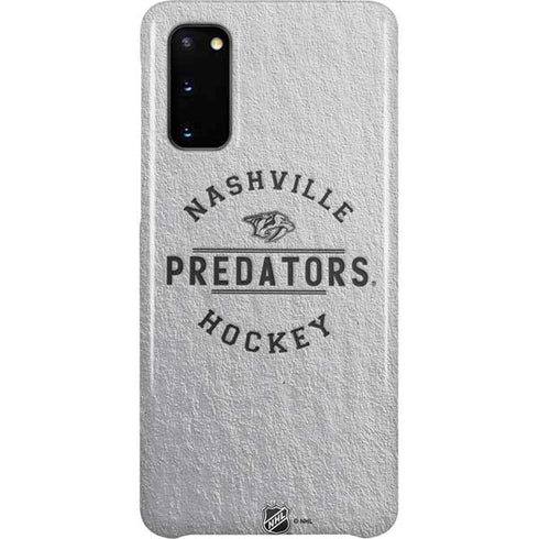 NHL Nashville Predators Black Text Galaxy S20 Lite Case
