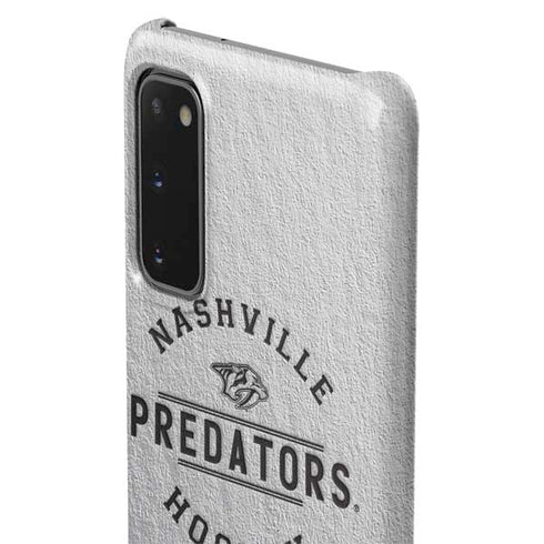 NHL Nashville Predators Black Text Galaxy S20 Lite Case