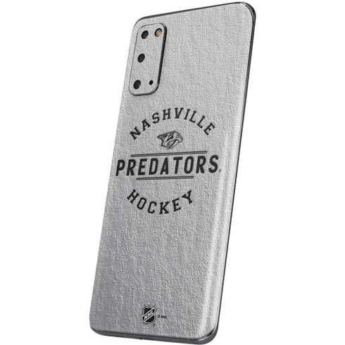 NHL Nashville Predators Black Text Galaxy S20 Skin