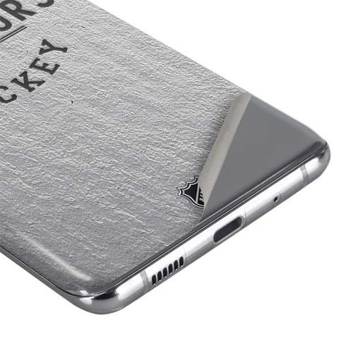 NHL Nashville Predators Black Text Galaxy S20 Skin