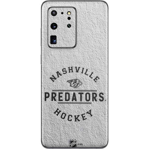 NHL Nashville Predators Black Text Galaxy S20 Ultra 5G Skin