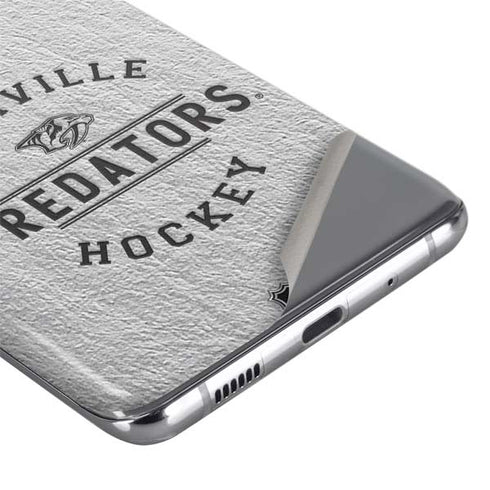 NHL Nashville Predators Black Text Galaxy S20 Ultra 5G Skin