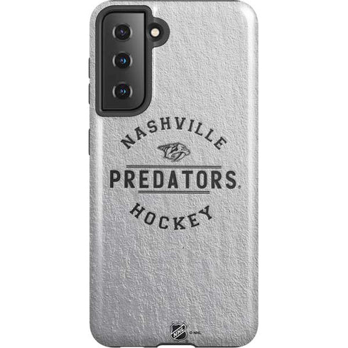 NHL Nashville Predators Black Text Galaxy S21 5G Pro Case