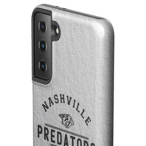 NHL Nashville Predators Black Text Galaxy S21 FE Pro Case