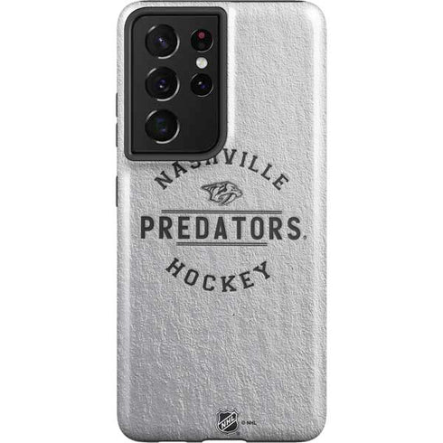 NHL Nashville Predators Black Text Galaxy S21 Ultra 5G Pro Case
