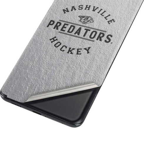 NHL Nashville Predators Black Text Galaxy S21 Ultra 5G Skin