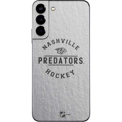NHL Nashville Predators Black Text Galaxy S22 Plus Skin