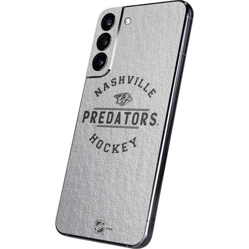 NHL Nashville Predators Black Text Galaxy S22 Plus Skin