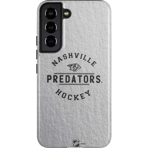 NHL Nashville Predators Black Text Galaxy S22 Pro Case