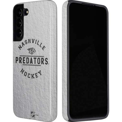 NHL Nashville Predators Black Text Galaxy S22 Pro Case