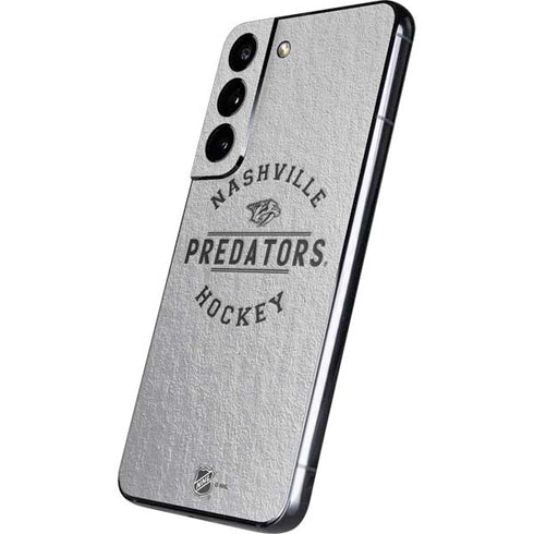 NHL Nashville Predators Black Text Galaxy S22 Skin