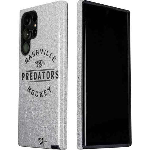 NHL Nashville Predators Black Text Galaxy S22 Ultra Pro Case