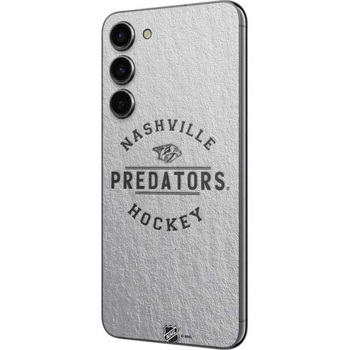 NHL Nashville Predators Black Text Galaxy S23 Plus Skin