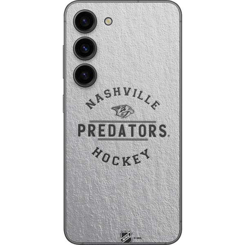 NHL Nashville Predators Black Text Galaxy S23 Skin