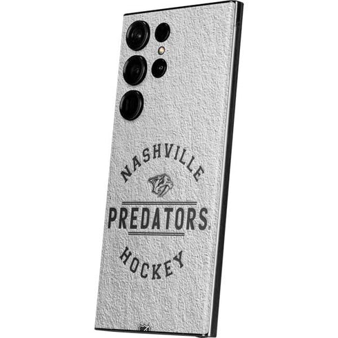 NHL Nashville Predators Black Text Galaxy S23 Ultra Skin