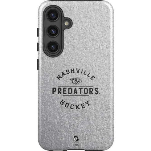 NHL Nashville Predators Black Text Galaxy S24 Plus Impact Case