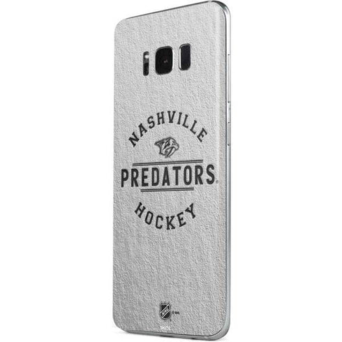 NHL Nashville Predators Black Text Galaxy S8 Plus Skin