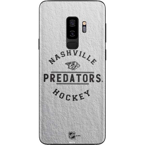 NHL Nashville Predators Black Text Galaxy S9 Plus Skin