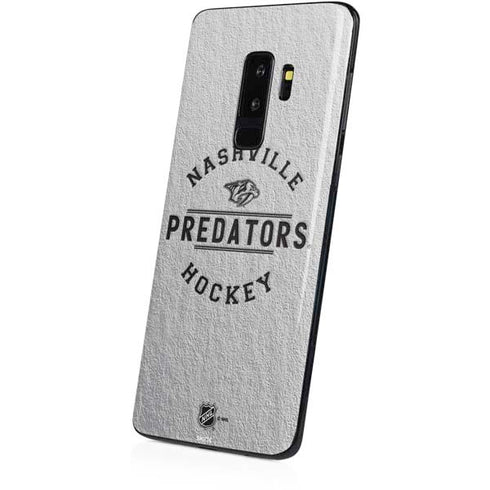 NHL Nashville Predators Black Text Galaxy S9 Plus Skin