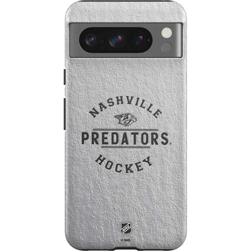 NHL Nashville Predators Black Text Google Pixel 8 Pro Impact Case