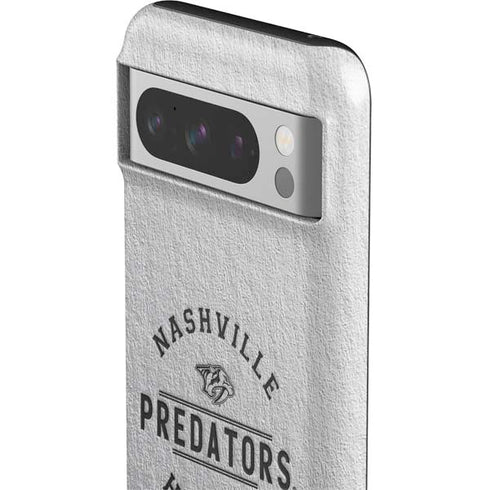 NHL Nashville Predators Black Text Google Pixel 8 Pro Impact Case
