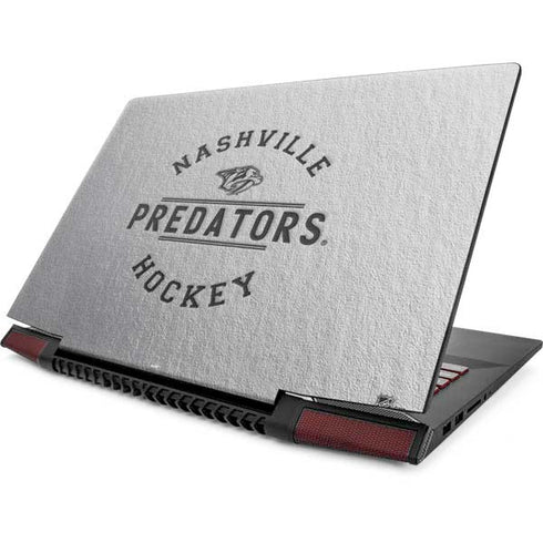 NHL Nashville Predators Black Text Lenovo IdeaPad Skin