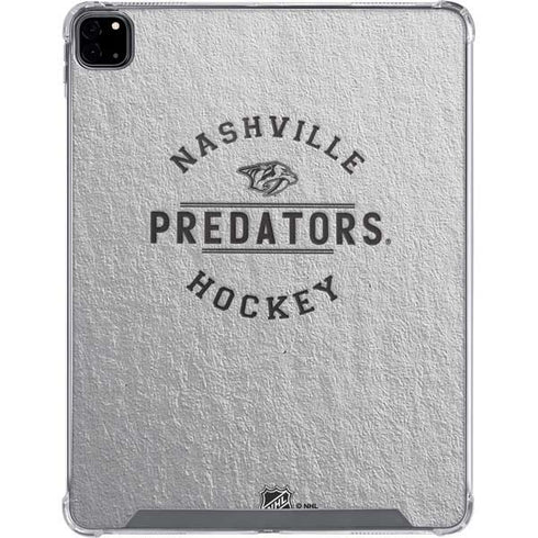 NHL Nashville Predators Black Text iPad Pro 12.9in (2020) Clear Case