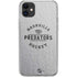 NHL Nashville Predators Black Text iPhone 11 Clear Case