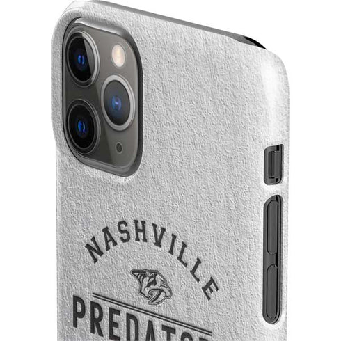 NHL Nashville Predators Black Text iPhone 11 Pro Lite Case