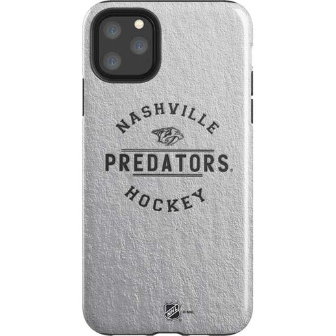 NHL Nashville Predators Black Text iPhone 11 Pro Max Impact Case