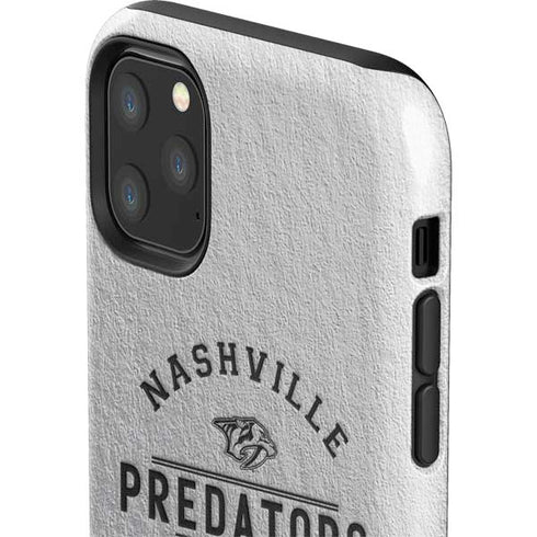 NHL Nashville Predators Black Text iPhone 11 Pro Max Impact Case