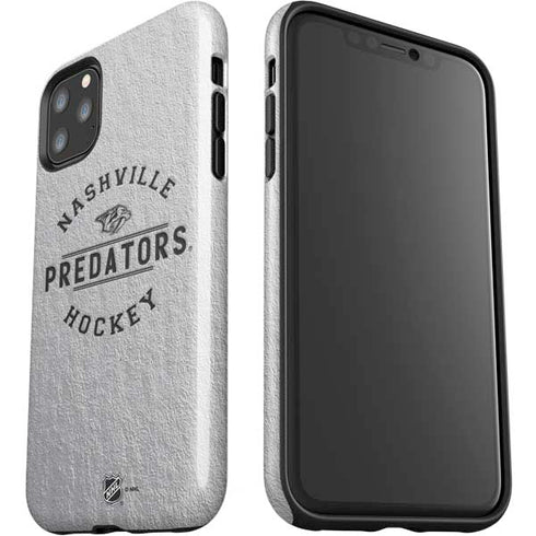 NHL Nashville Predators Black Text iPhone 11 Pro Max Impact Case