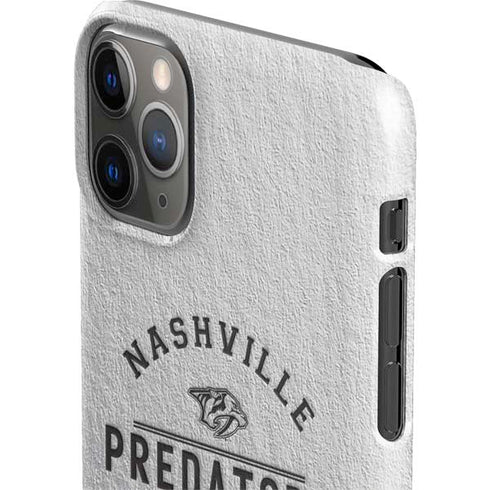 NHL Nashville Predators Black Text iPhone 11 Pro Max Lite Case