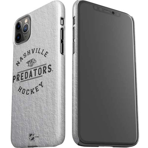 NHL Nashville Predators Black Text iPhone 11 Pro Max Lite Case