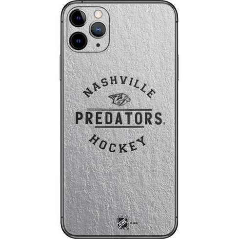 NHL Nashville Predators Black Text iPhone 11 Pro Max Skin