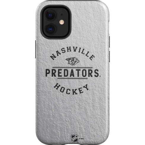 NHL Nashville Predators Black Text iPhone 12 Mini Impact Case