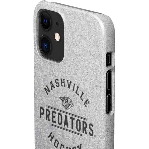 NHL Nashville Predators Black Text iPhone 12 Mini Lite Case