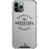 NHL Nashville Predators Black Text iPhone 12 Pro Max Clear Case