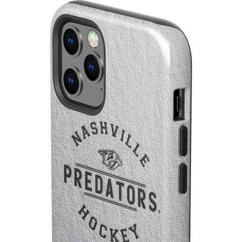 NHL Nashville Predators Black Text iPhone 12 Pro Max Impact Case
