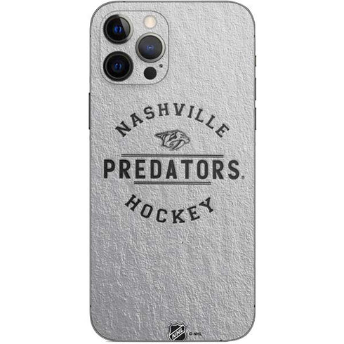 NHL Nashville Predators Black Text iPhone 12 Pro Skin