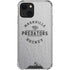 NHL Nashville Predators Black Text iPhone 13 Clear Case